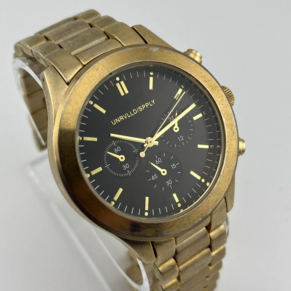 Unrvlld/Spply Men's Watch by ASOS Gold 7.25